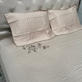 SUMMER BRANDED PURE COTTON EMBROIDERY SUPER KING SIZE BEDSHEET SET
