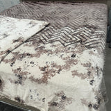 WINTER KING SIZE DUVET COVER WITH HIDE ZIP ( can be use as AC Blanket)