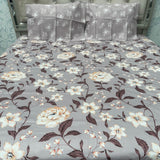 SUMMER QUEEN SIZE PURE COTTON FLAT BEDSHEET SET