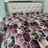 MONTE CARLO SUPER KING SIZE HEAVY QUILT IN VELVET