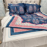 LUXURY JAIPURI 8-PIECE BAMBOO COTTON COMFORTER SET – SUPER KING SIZE