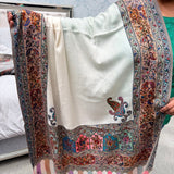 PREMIUM PASHMINA THREAD EMBROIDERY BORDER SHAWL FOR WOMEN