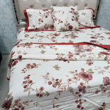 BRANDED PREMIUM 5-PIECE 100% COTTON COMFORTER SET WITH MATCHING CUSHION – SUMMER COLLECTION
