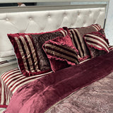 DESINER 6 PCS SUPER KING SIZE QUILT SET IN VELVET