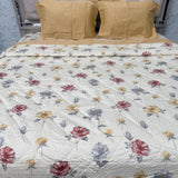 SUMMER SUPER KING SIZE PURE COTTON REVERSIBLE 4 PCS COMFORTER SET