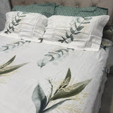 SUMMER SUPER KING SIZE GLACÉ COTTON BEDSHEET WITH 4 PILLOW COVERS