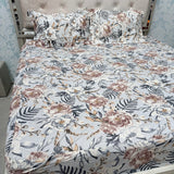 PURE COTTON QUEEN TO KING FITTED SHEET SET – SOFT & BREATHABLE