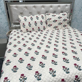 SUPER SOFT & LUXURIOUS 3 PCS QUEEN SIZE BEDCOVER SET IN COTTON