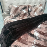 WINTER KING AND QUEEN SIZE 4 PCS QUILT SET