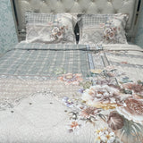 SUMMER DIGITAL PRINT 4 PCS COMFORTER SET