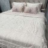 SUMMER PREMIUM 6 PCS KING AND QUEEN SIZE COMFORTER SET WITH EMBROIDERY CUSIONS