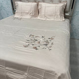 SUMMER BRANDED PURE COTTON EMBROIDERY SUPER KING SIZE BEDSHEET SET
