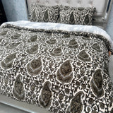 4-PIECE PREMIUM VELVET QUILT SET – SUPER KING SIZE LUXURY BEDDING