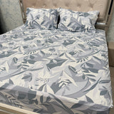 PURE COTTON QUEEN TO KING FITTED SHEET SET – SOFT & BREATHABLE