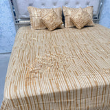 SUMNER DESINER SUPER KING SIZE PURE COTTON BEDSHEET WITH EMBROIDERY