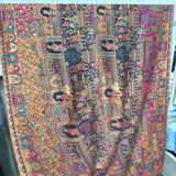 PAKISTAN KANI,MOONLIGHT REVERSIBLE PASHMINA WORK SHAWL