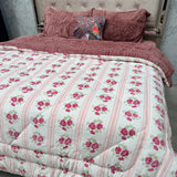 5- PIECE PREMIUM VELVET QUILT SET – SUPER KING SIZE LUXURY BEDDING
