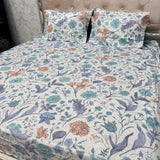 PURE COTTON QUEEN TO KING FITTED SHEET SET – SOFT & BREATHABLE