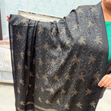 PREMIUM PASHMINA THREAD EMBROIDERY SHAWL – FULL WARM SARDARI LOOK
