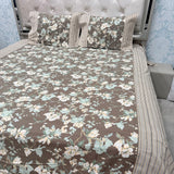 JAIPURI PRINT PURE COTTON TRADITIONAL FLAT SUPER KING BEDSHEET SET