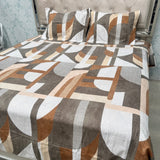 SUMMER PREMIUM QUALITY GLACÉ COTTON SUPER KING SIZE BEDSHEET SET