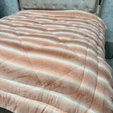 ELEGANT REVERSIBLE QUILT FOR SUPER KING BED