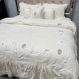 PREMIUM KING SIZE 7 PCS QUILTED BEDCOVER SET WITH DESINER COMFORTER