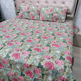 PREMIUM PURE COTTON  FLAT SUPER KING BEDSHEET SET