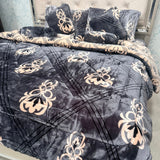 PREMIUM BRANDED 8 PCS QUILT SET – SUPER WARM QUILT, FLAT BEDSHEET, PILLOW COVERS, CUSHIONS & BOLSTERS LUXURY BEDDING SET