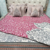 LUXURY JAIPURI 8-PIECE BAMBOO COTTON COMFORTER SET – SUPER KING SIZE
