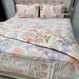 PREMIUM PURE COTTON SUPER KING SIZE 4-PIECE COMFORTER & AC BEDDING SET – LUXURY YEAR-ROUND COMFORT