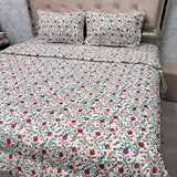 JAIPURI PRINTS PURE COTTON VINTAGE FLORAL COMFORTER SET – KING TO SUPER KING