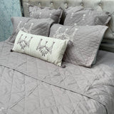 DESINER 7 PCS COMFORTER SET WITH KING SIZE BEDCOVER AND ALL