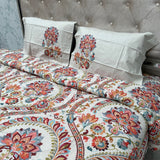 SUMMER PURE CTOON 4 PCS KING SIZE COMFORTER SET