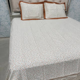 SUMMER SUPER KING SIZE SUPER SOFT SMALL PRINT BEDHSEET SET