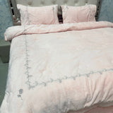 LUXURY HOTEL STYLE QUILT SET WITH EMBROIDERY KING SIZE BEDDING 👑✨