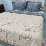 SUMMER SUPER KING SIZE PURE COTTON REVERSIBLE COMFORTER SET