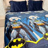 BATMAN THEME QUEEN BEDSHEET – SOFT & COMFORTABLE FOR KIDS