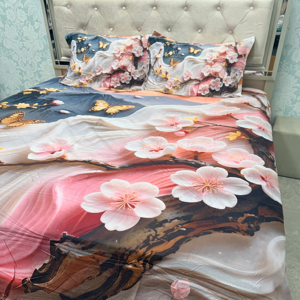 PREMIUM SOFT COTTON SUPER KING SIZE HEAVY BEDSHEET SET – 11D COLLECTION