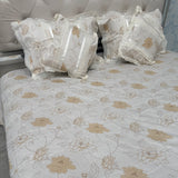 SUMMER SUPER KING SIZE 5 PCS PURE COTTON BEDSHEET SET