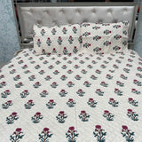 SUPER SOFT & LUXURIOUS 3 PCS QUEEN SIZE BEDCOVER SET IN COTTON