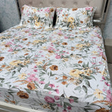 PURE COTTON QUEEN TO KING FITTED SHEET SET – SOFT & BREATHABLE