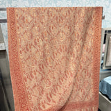 PAKISTANI LIGHT CREAM KANI PASHMINA SHAWL – LUXURY ZARI & KANI WORK
