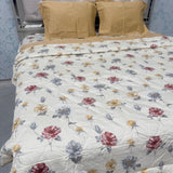 SUMMER SUPER KING SIZE PURE COTTON REVERSIBLE 4 PCS COMFORTER SET