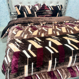 4-PIECE PREMIUM VELVET QUILT SET – SUPER KING SIZE LUXURY BEDDING