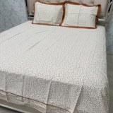 SUMMER SUPER KING SIZE SUPER SOFT SMALL PRINT BEDHSEET SET