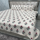 SUPER SOFT & LUXURIOUS 3 PCS QUEEN SIZE BEDCOVER SET IN COTTON