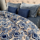 LUXURY MONTE CARLO QUILT WITH BEDSHEET & CUSHIONS – SUPER KING SIZE