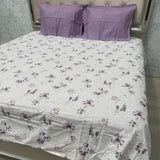 SUMMER KING SIZE PURE COTTON FRAGRANCE FLAT BEDSHEET SET