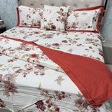 BRANDED PREMIUM 5-PIECE 100% COTTON COMFORTER SET WITH MATCHING CUSHION – SUMMER COLLECTION